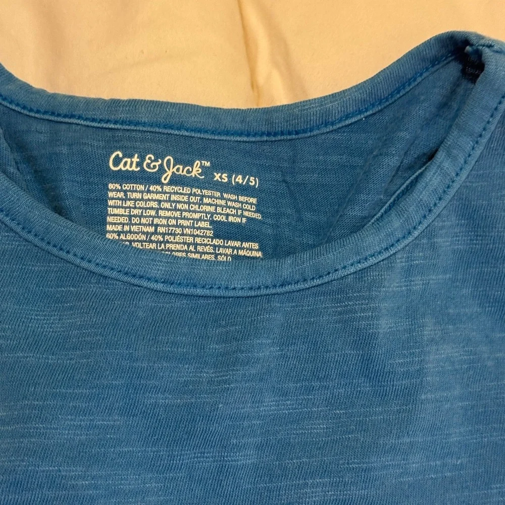 Size XS Toddler Girls Cat & Jack Blue Casual Sleeveless Maxi Dress